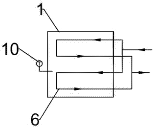 Biogas anaerobic fermentation tank waste heat utilization and temperature increasing system