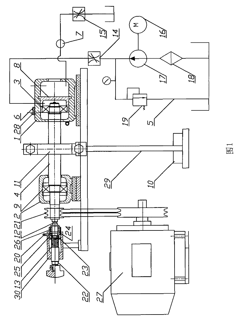 Synthesized bearing fault simulation test bed