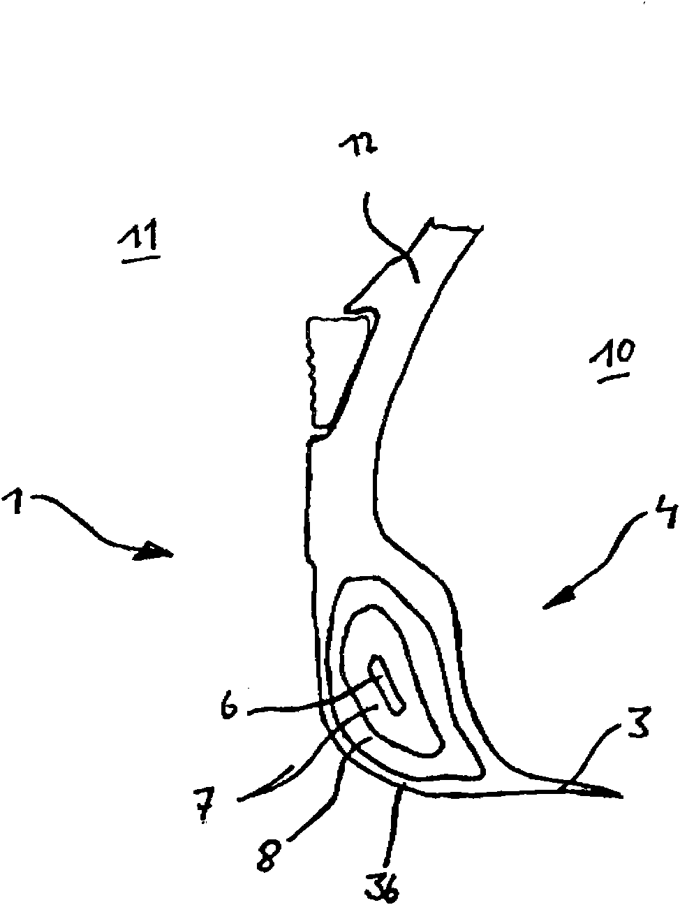 Mask cushioning and forehead pad for a respiratory mask, respiratory mask, manufacturing mould and method for producing the same