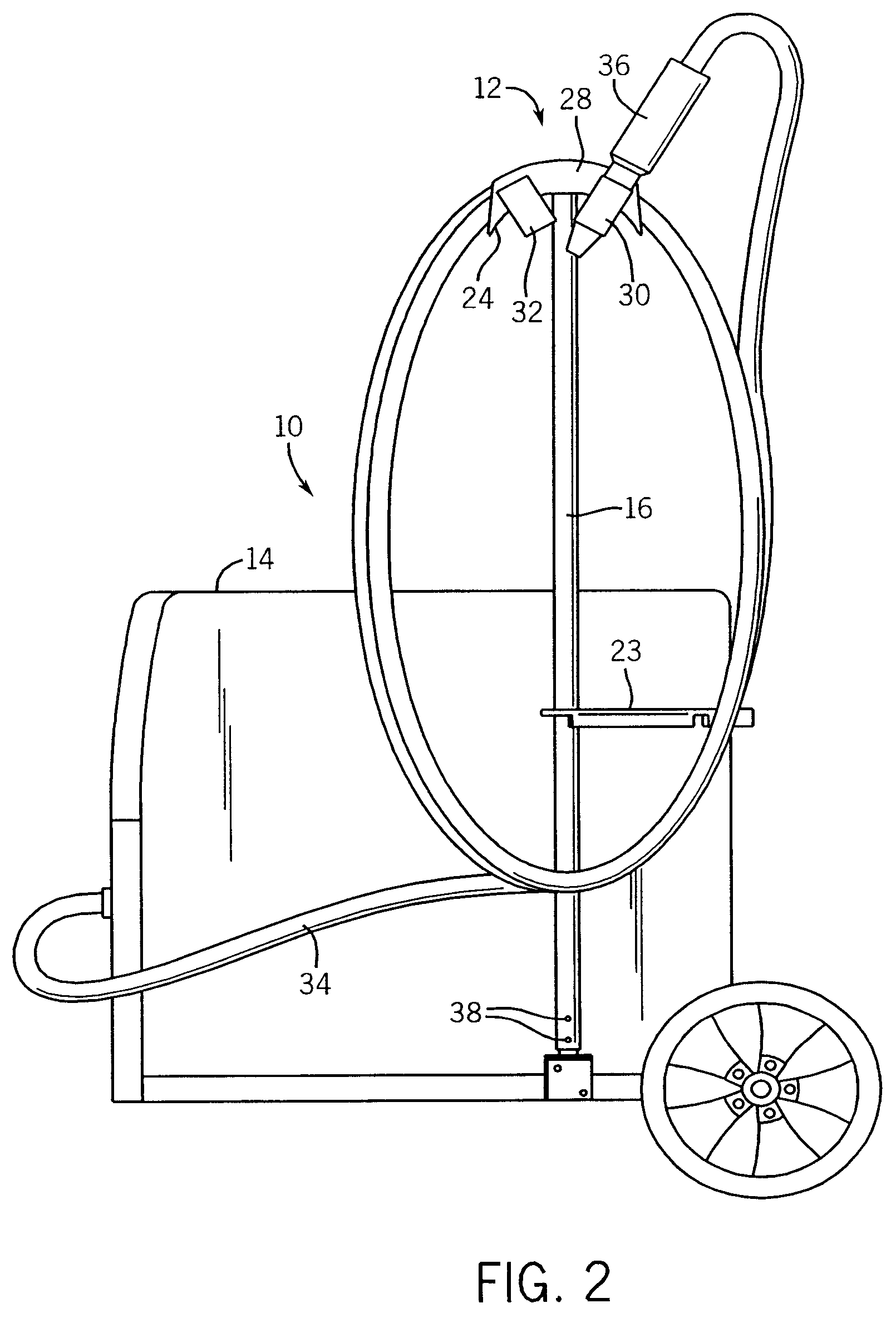 Elevated welding-type cable support system