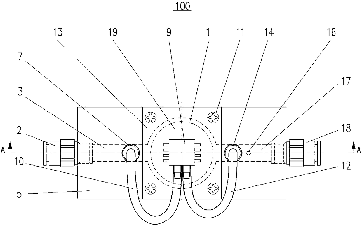 Thin-walled cylindrical centrifugal type gas mass flow meter