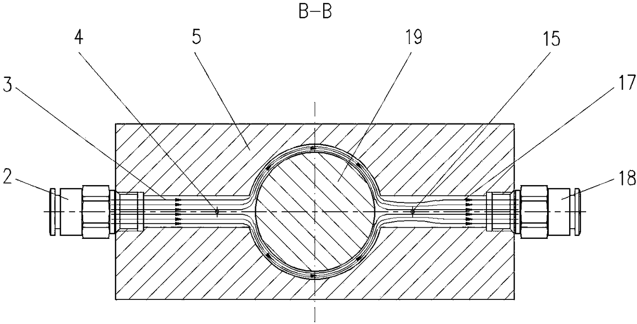 Thin-walled cylindrical centrifugal type gas mass flow meter