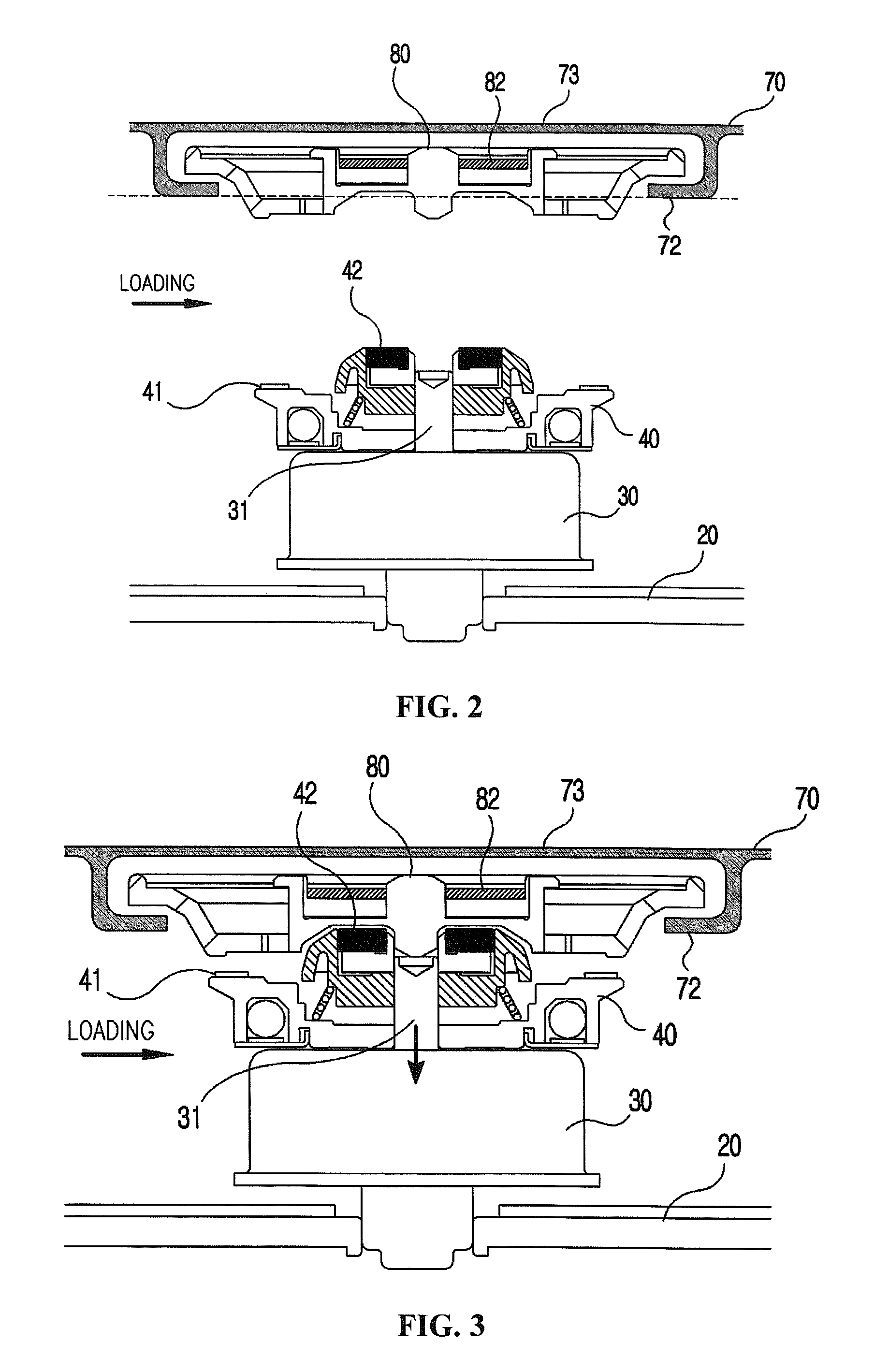 Optical disk drive device