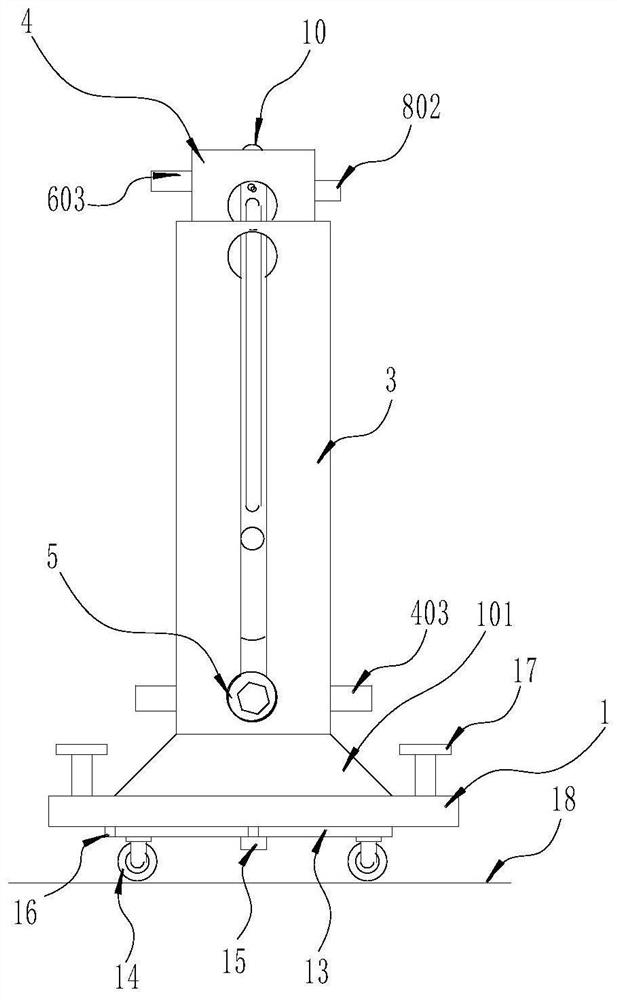 Portable video monitoring rod for road traffic