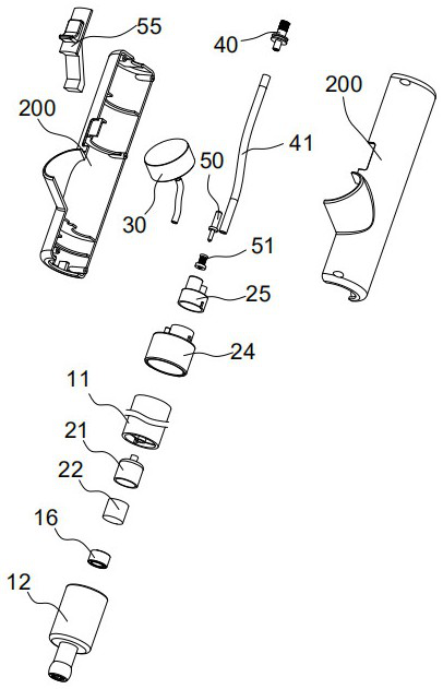 Air storage type pressure release mechanism and air pressure type pipeline dredging device