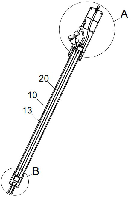 Air storage type pressure release mechanism and air pressure type pipeline dredging device