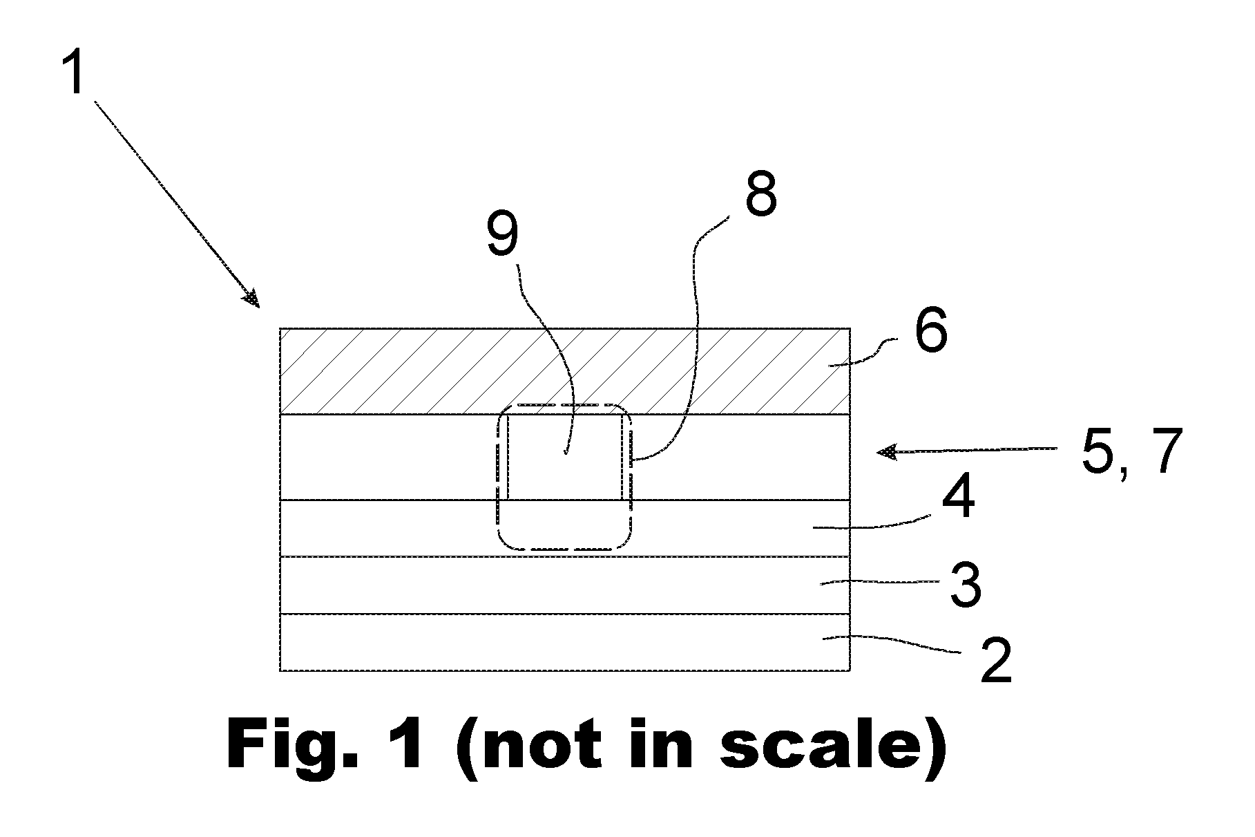 Thin film photovoltaic cell structure, nanoantenna, and method for manufacturing