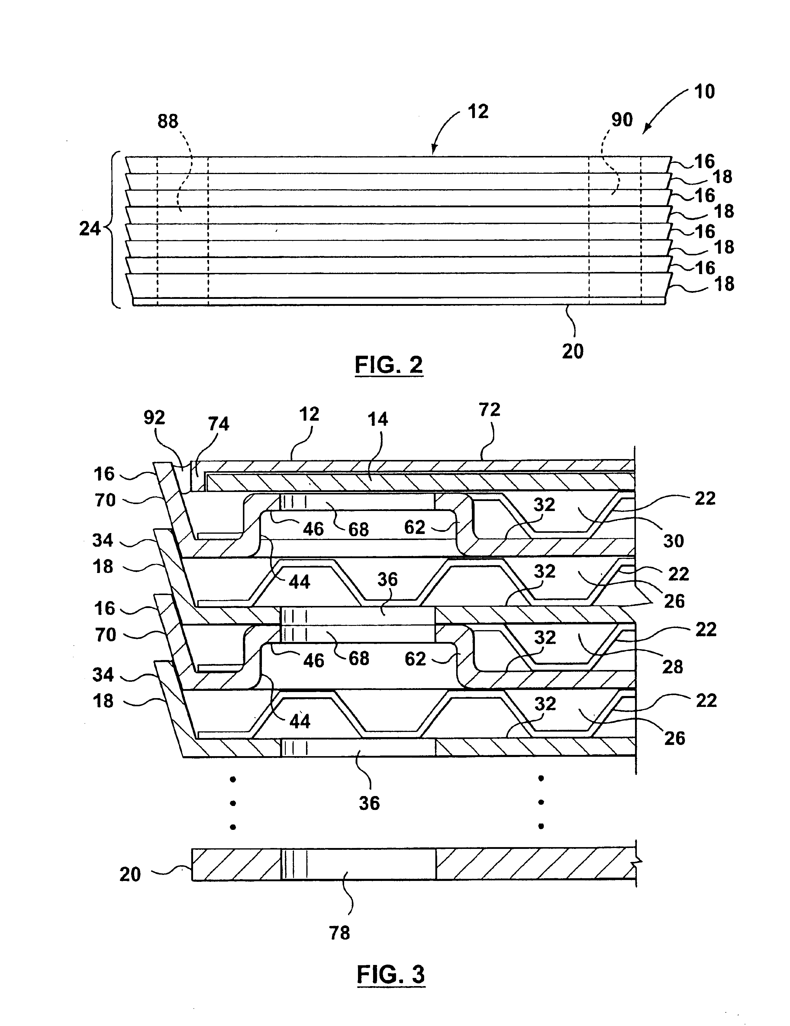 Inverted lid sealing plate for heat exchanger