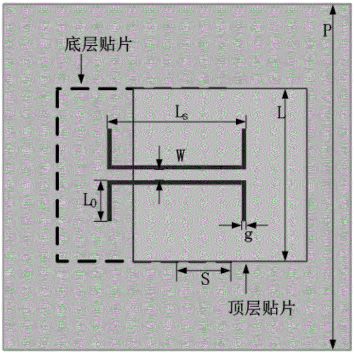 Aperture multi-layer structure-based high-out-of-band rejection frequency selective material design method