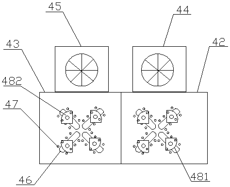 Explosion-proof motor base wiring hole combined machining device and machining method