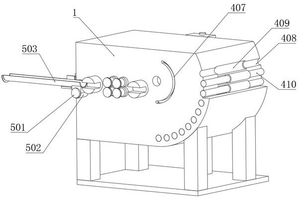 On-site reinforcing steel bar bending adjusting system for construction machinery