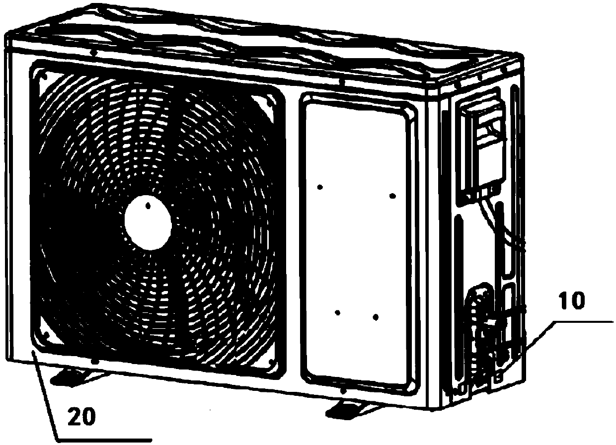 Method and device for protecting outdoor unit bottom plate of air conditioner, air conditioner, computer equipment and storage medium