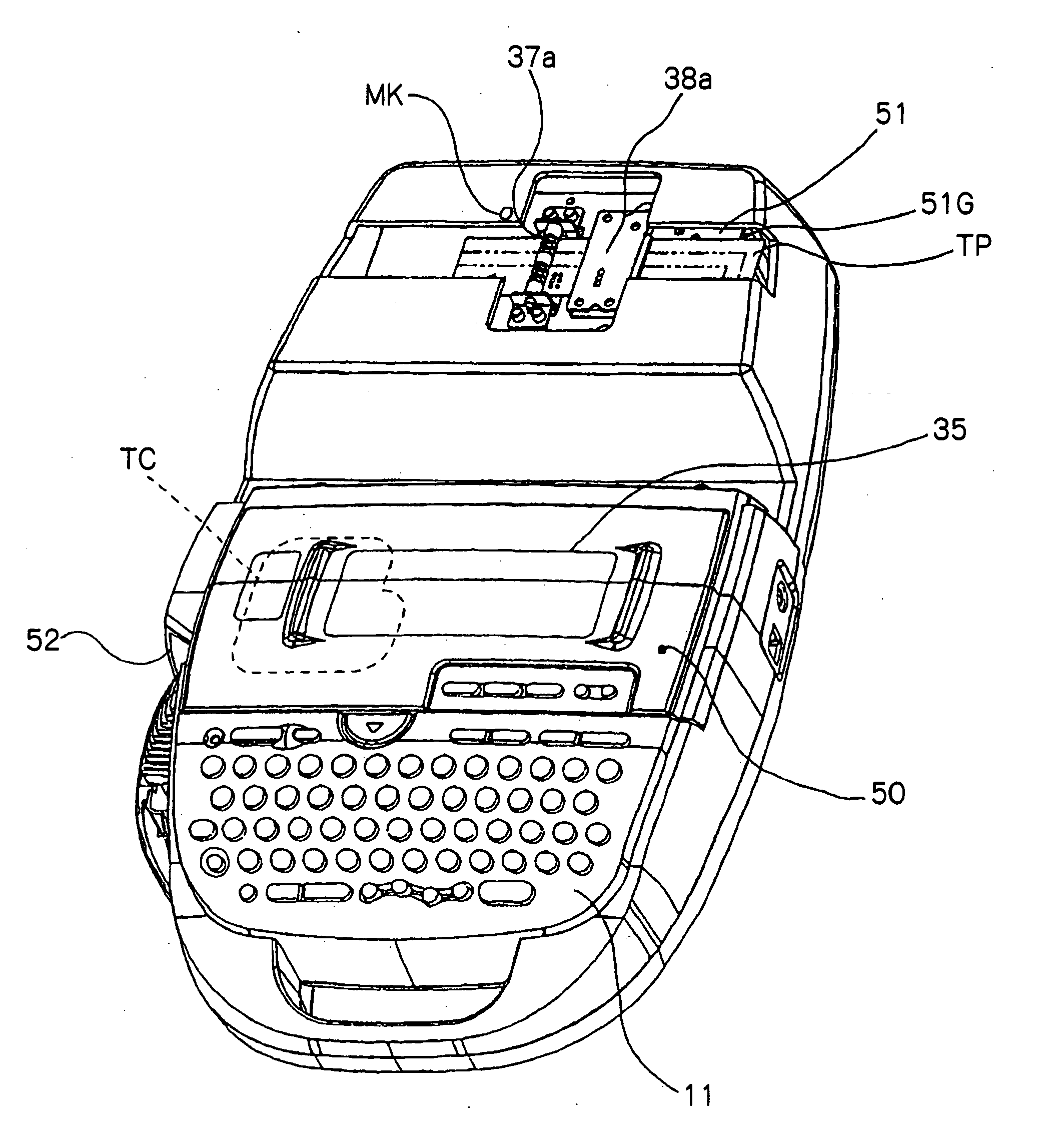 Finger reading label producing system, method and program