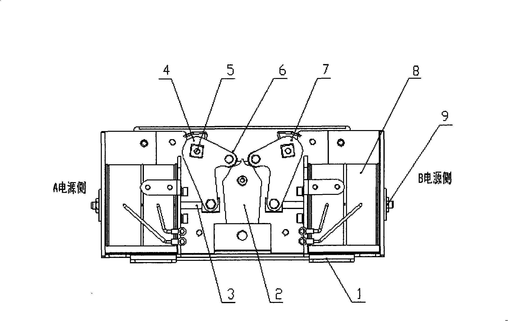 Automatic transfer switch electric appliance for moment parallel device