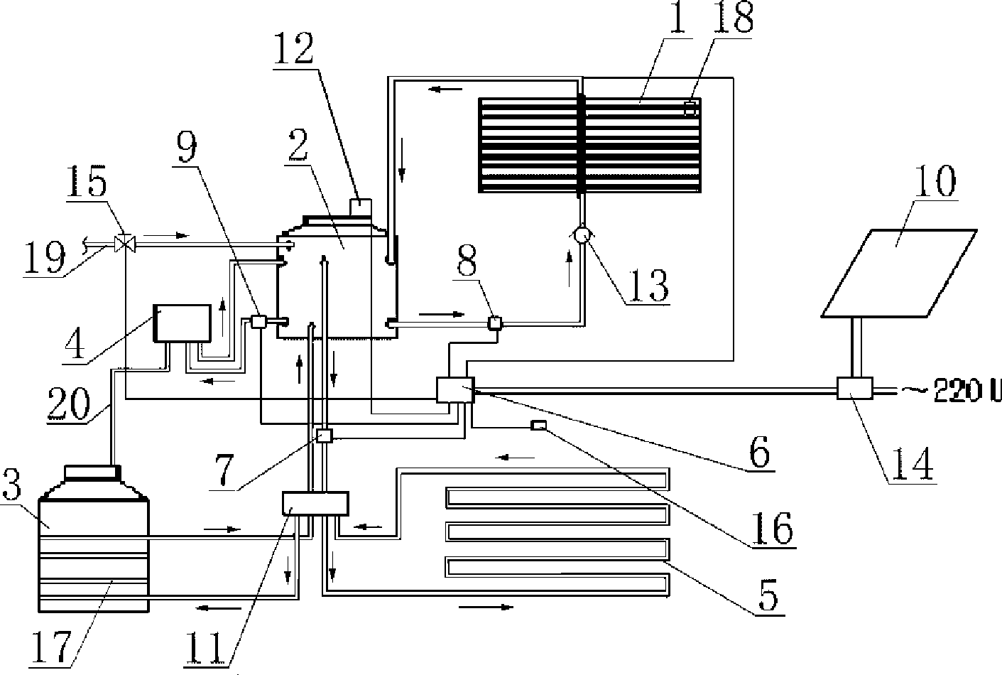 Green ecological zero energy consumption integration house