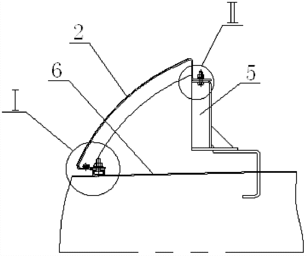 Vehicle roof fairing installing method of rail vehicle