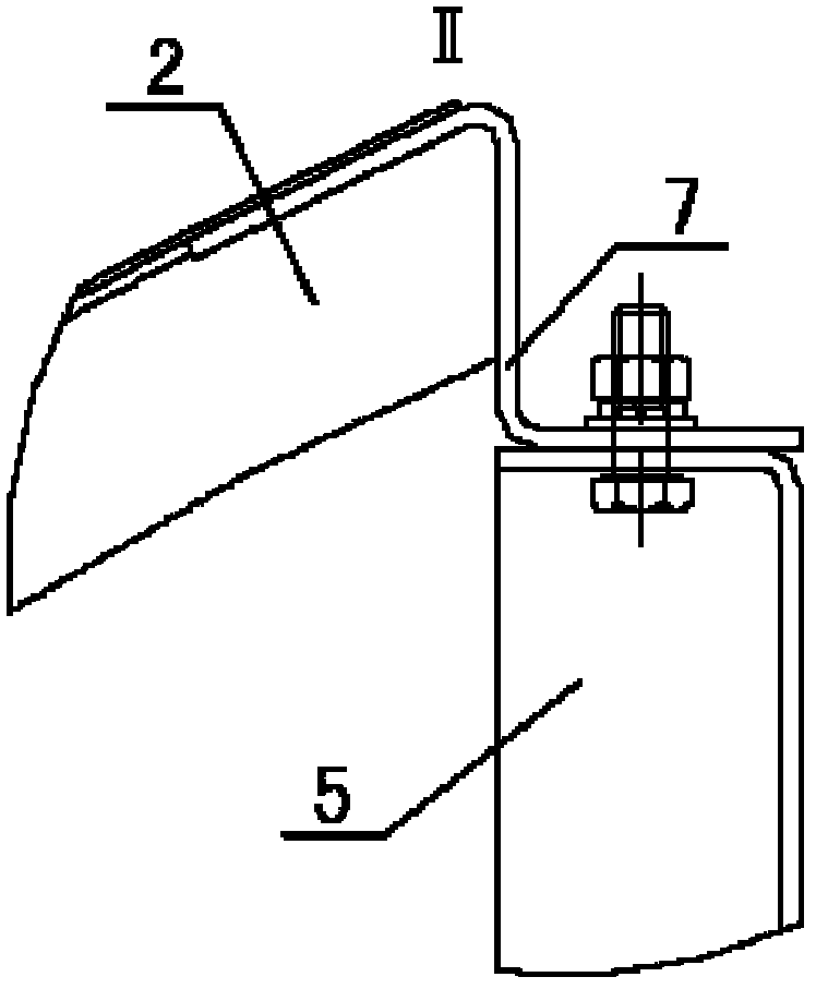 Vehicle roof fairing installing method of rail vehicle