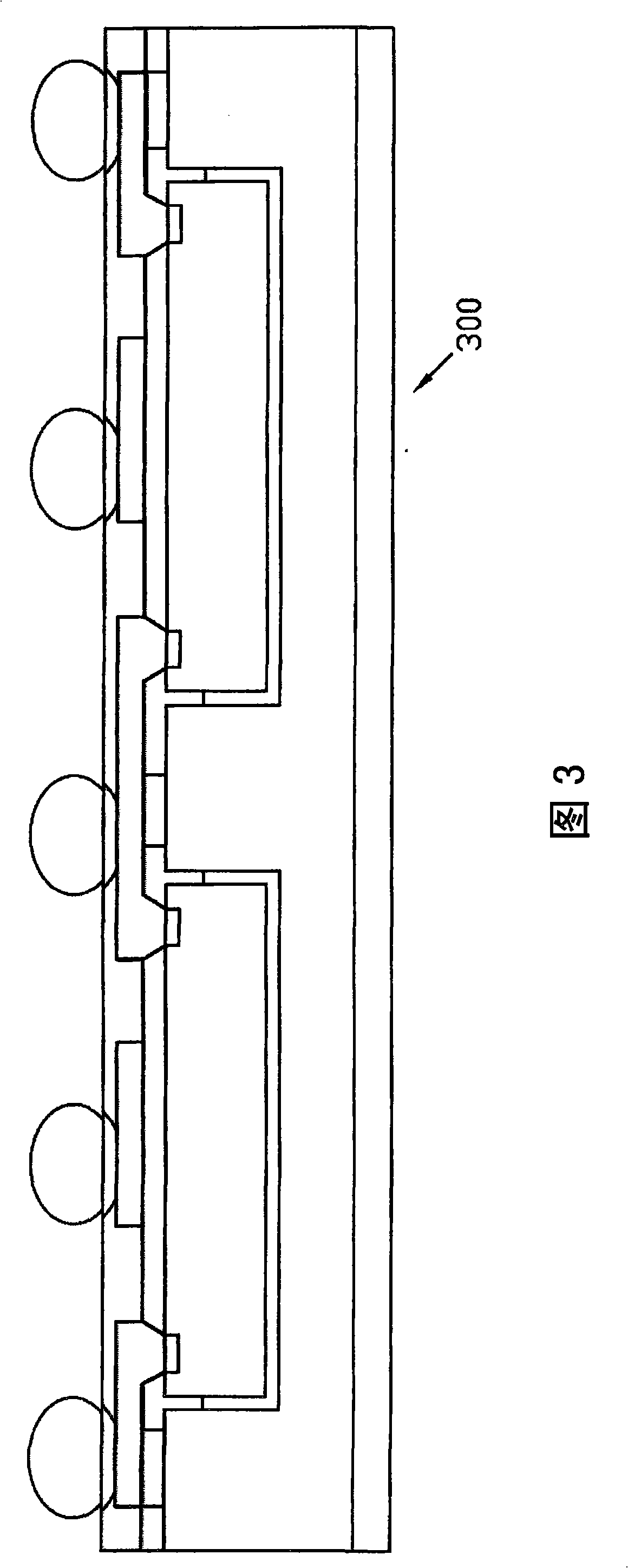 Structure of semiconductor device package and the method of the same