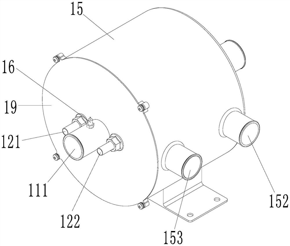 Intercooling humidifying device and fuel cell system applying same