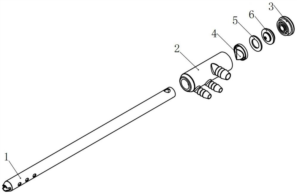 Irrigation and suction tube and surgical device