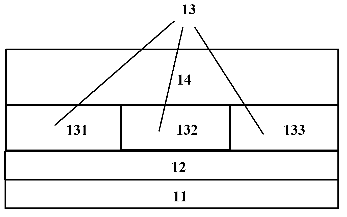 Quantum dot LED (light emitting diode) display panel and display device