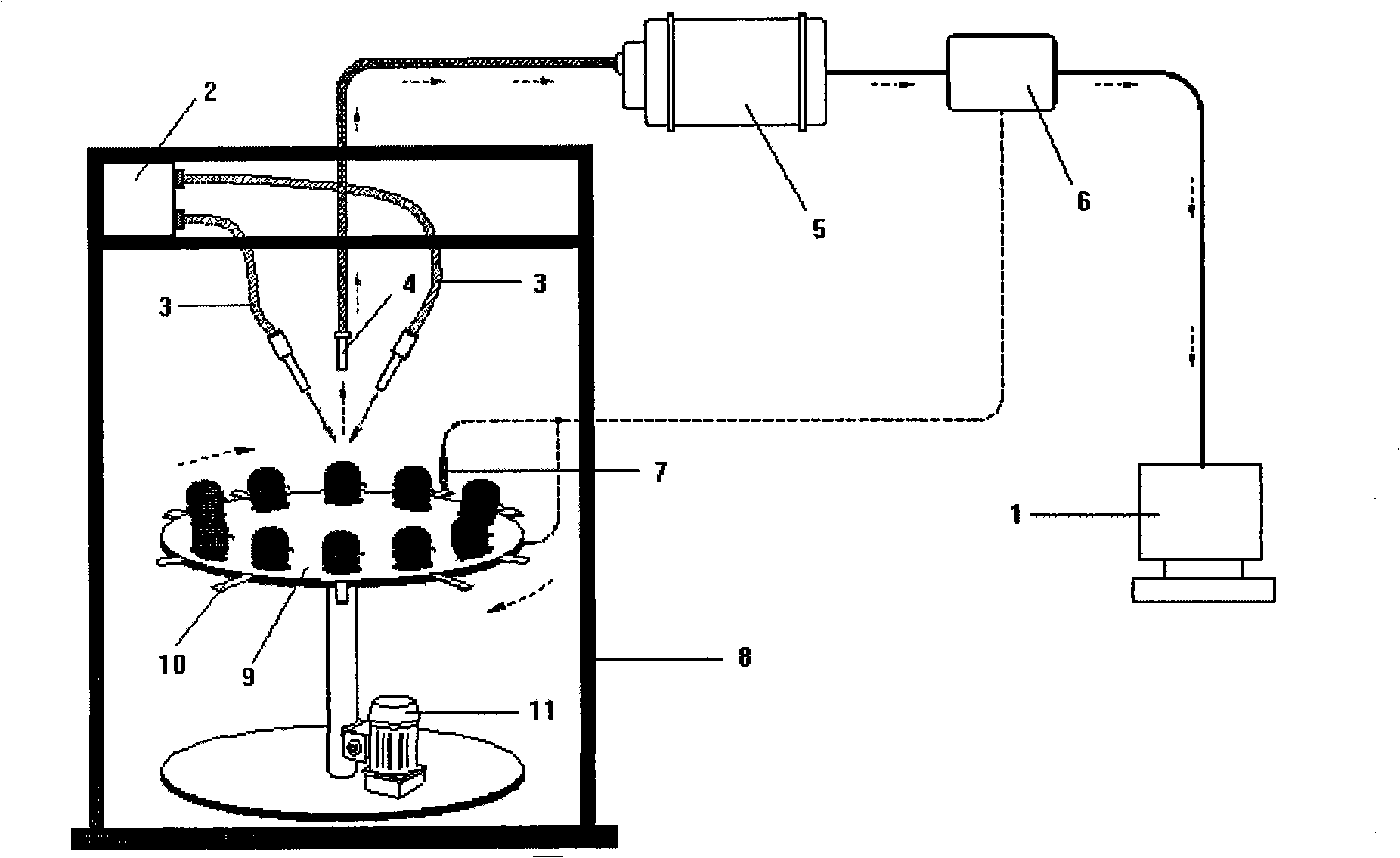 Fruit internal quality on-line checking method and apparatus based on near infrared spectra technology