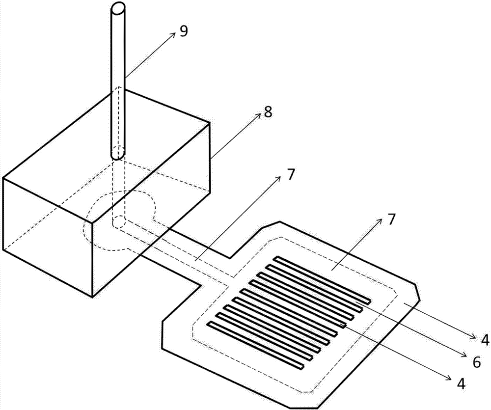 Surface capable of pneumatically controlling wettability, preparation method thereof, and application thereof in drop collection