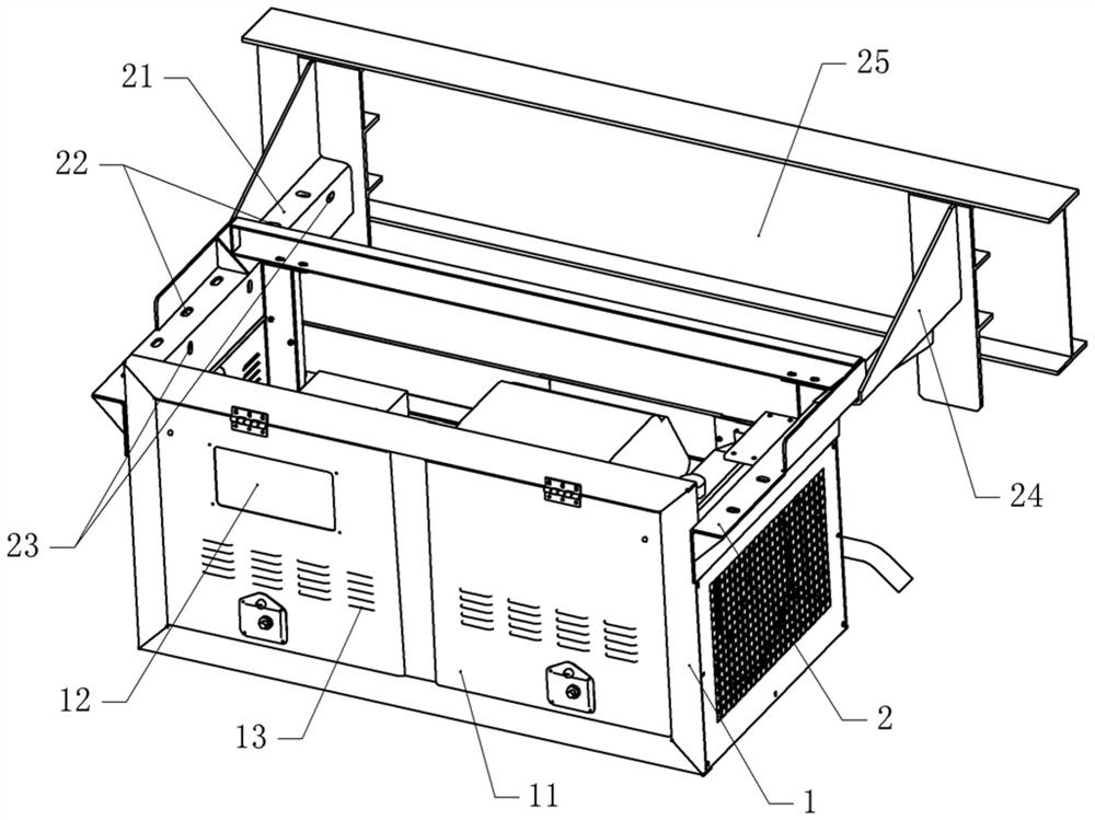 Environment-friendly intelligent refrigeration generator set of cold chain logistics vehicle