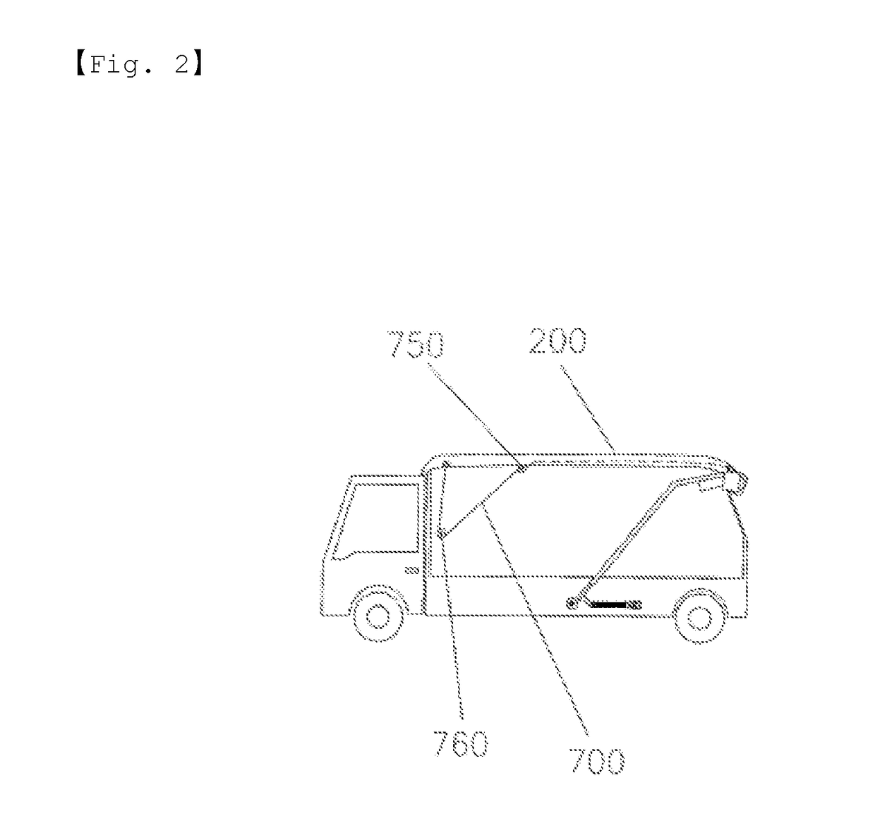 Automatic cover apparatus for cargo compartment of truck