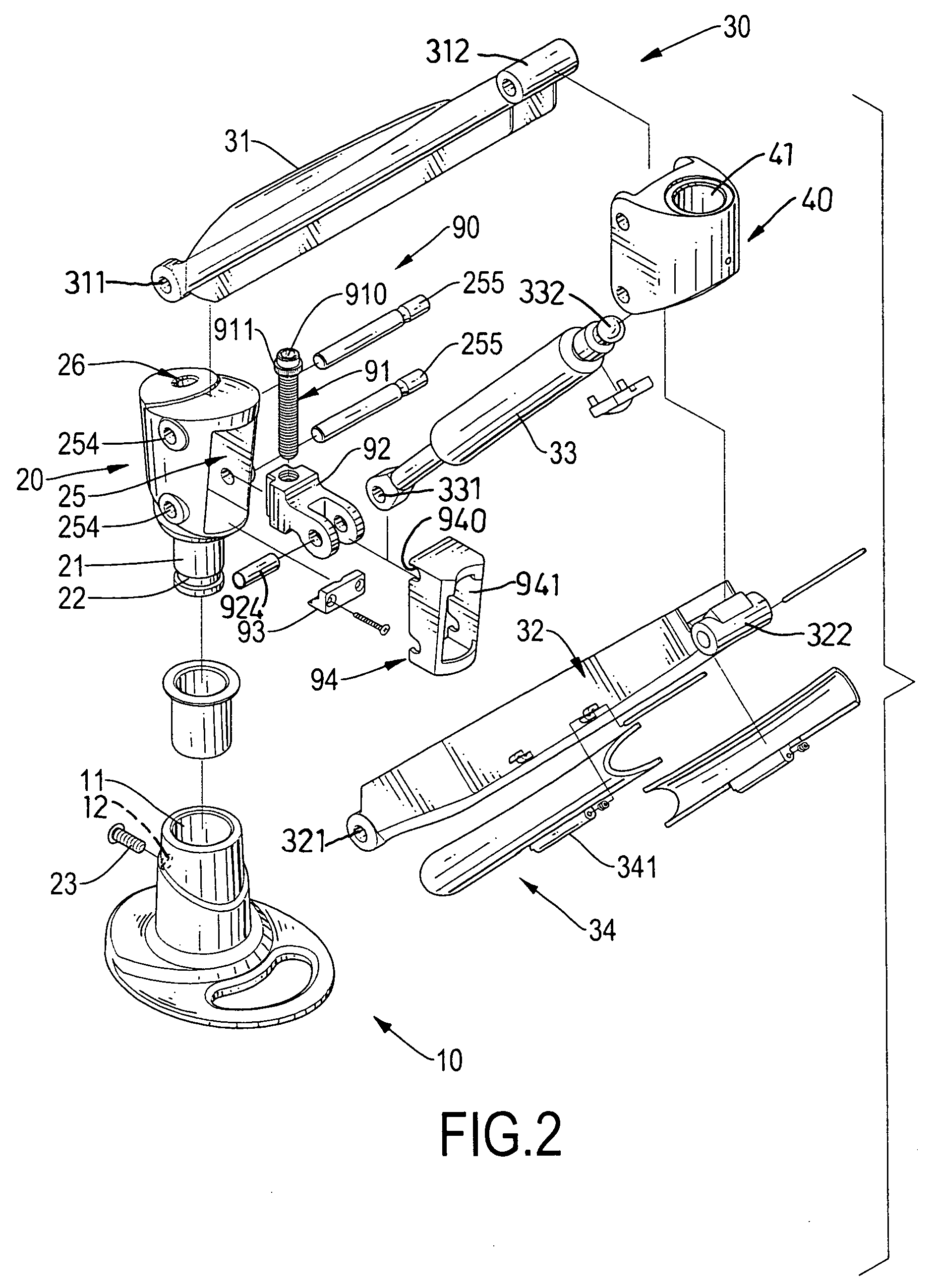 Support apparatus for suspending a monitor