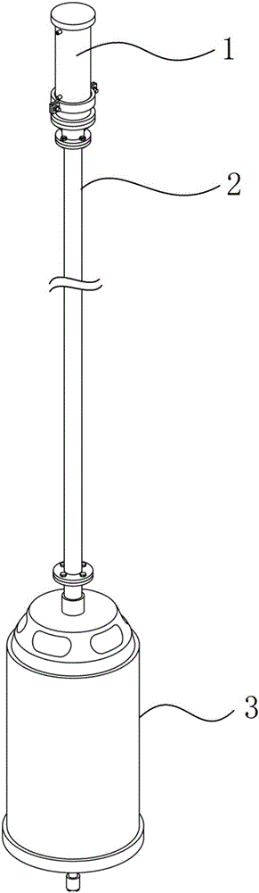 Drilling bucket type pile digging device