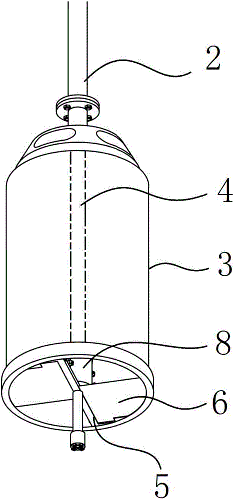 Drilling bucket type pile digging device