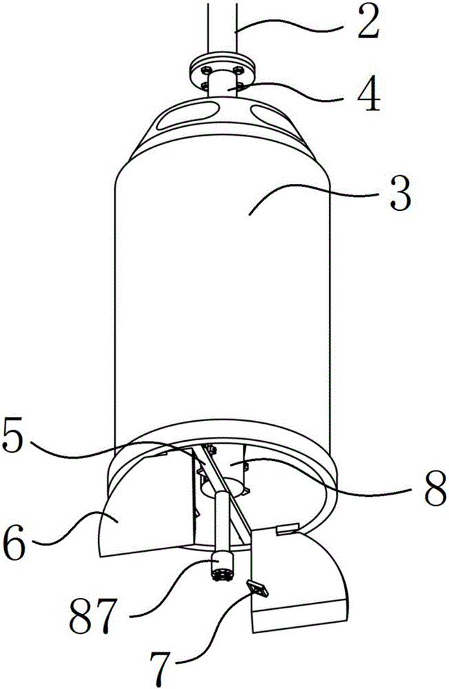 Drilling bucket type pile digging device