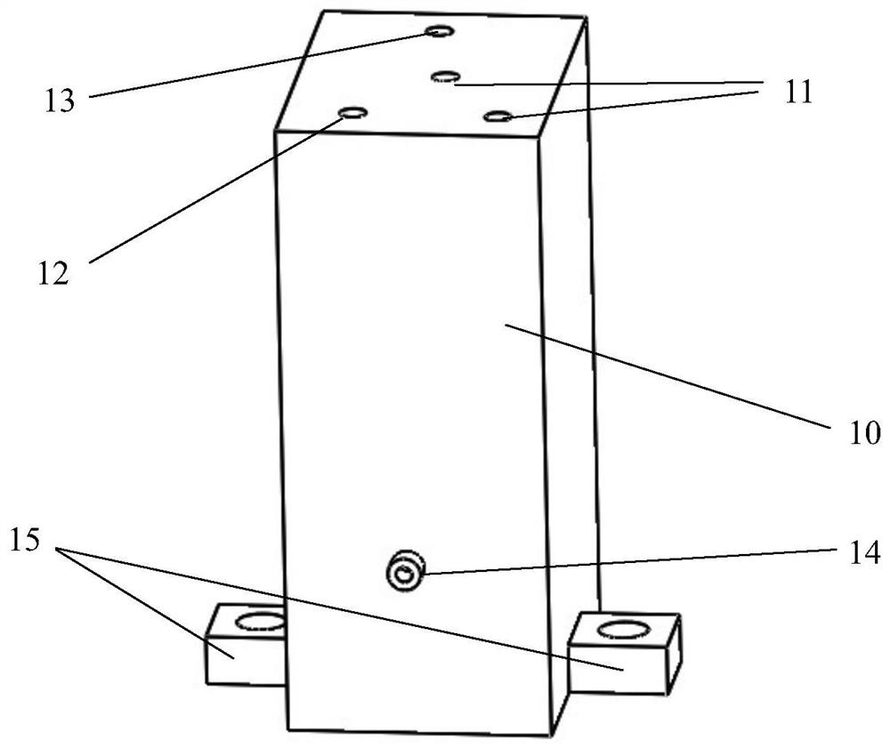 A kind of in-situ separation detection nuclear magnetic resonance radio frequency probe front end and preparation method thereof