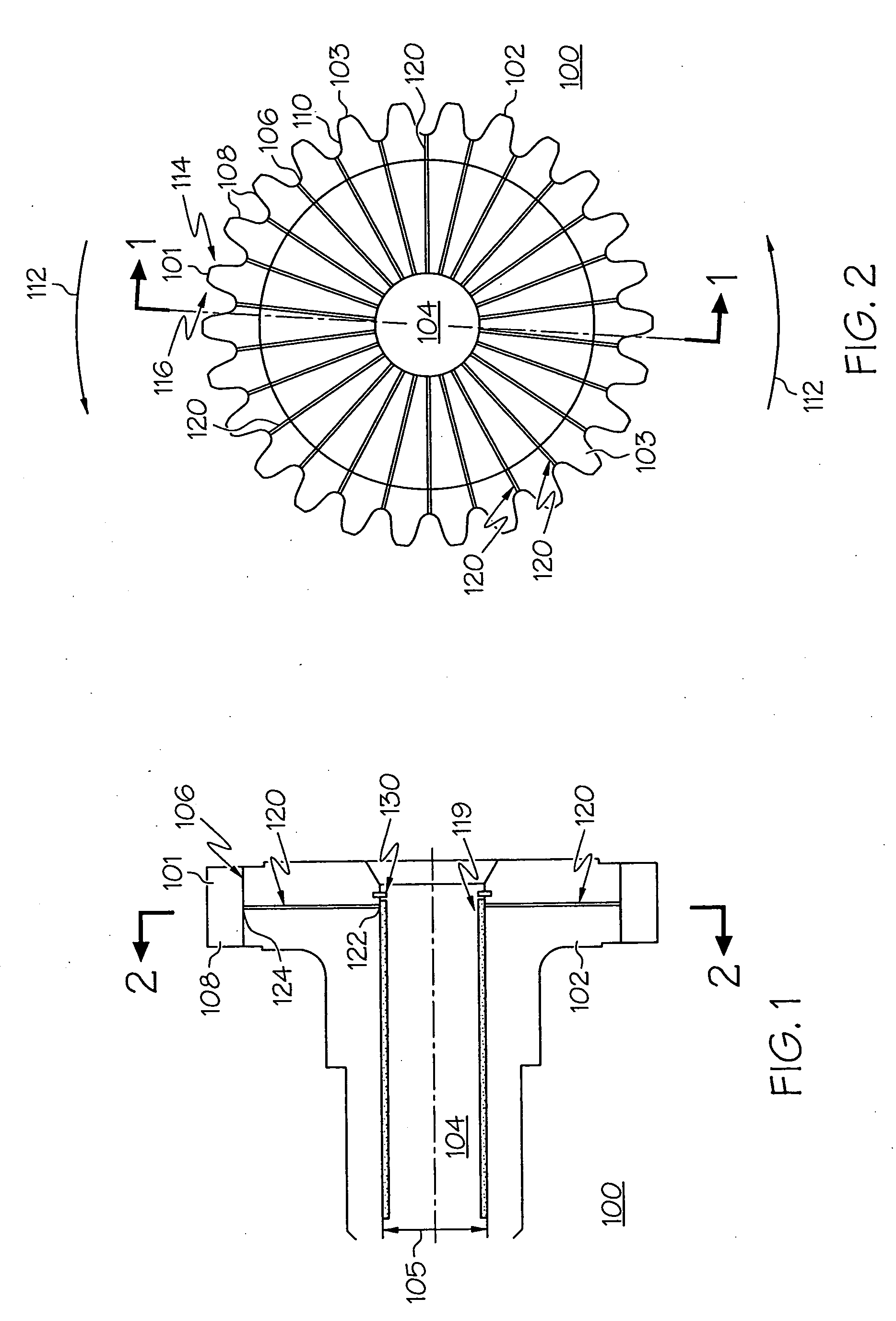 Positive lubrication of a meshing gear
