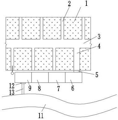 A method for preventing and controlling agricultural non-point source pollution applied to polders