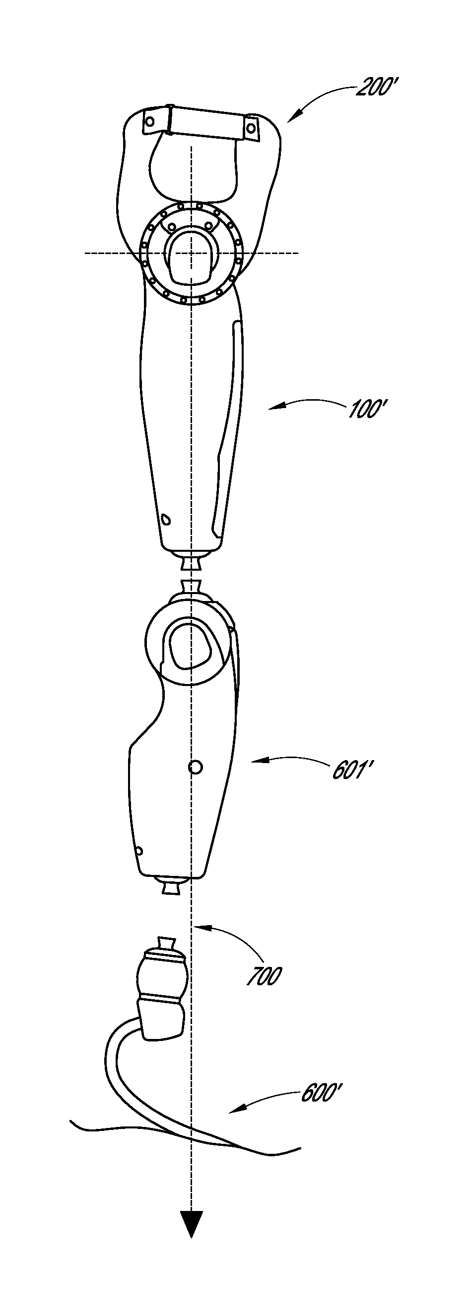 Powered prosthetic hip joint