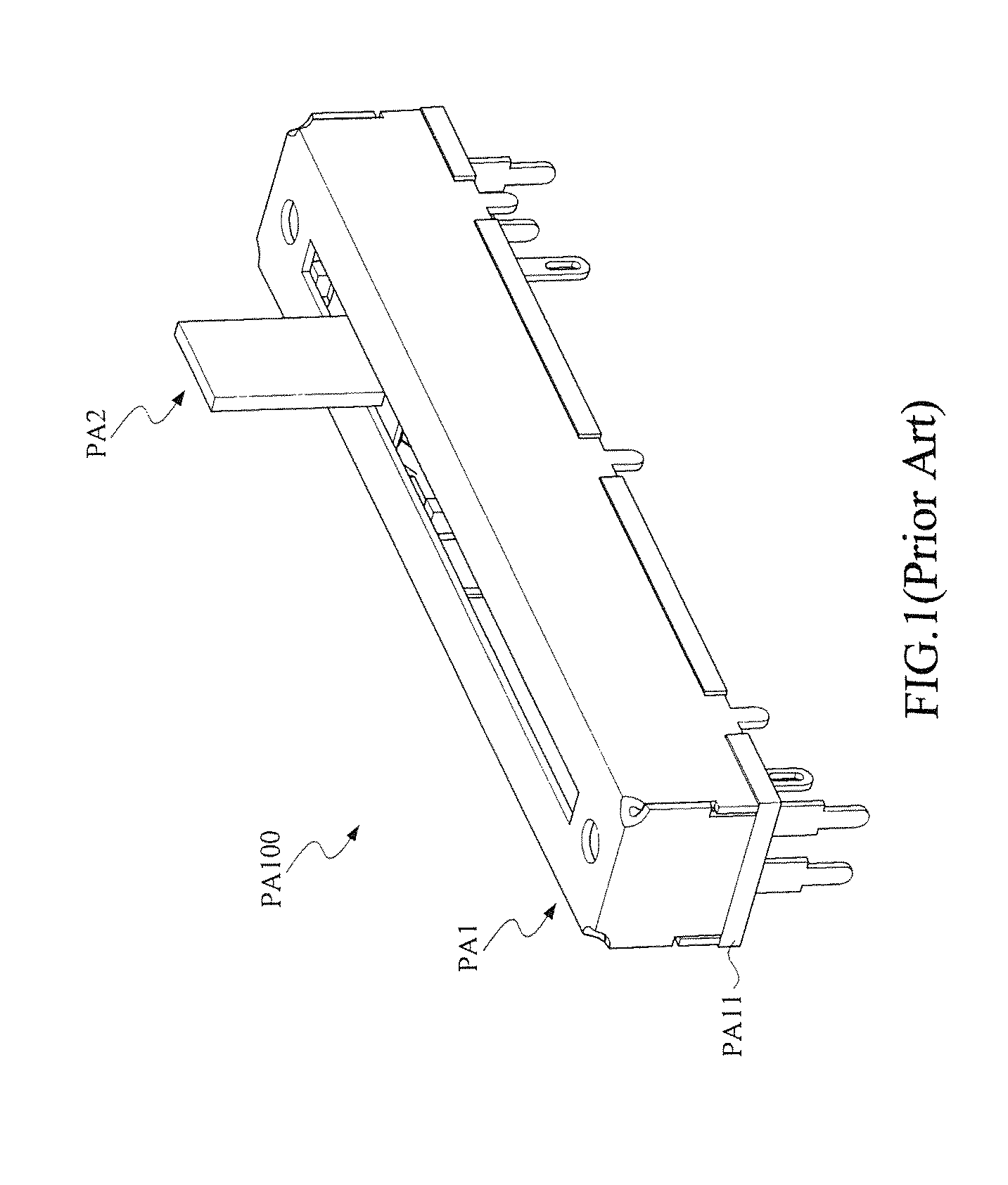 Touch-type variable resistor structure