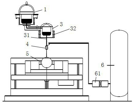 A kind of equipment and method of multi-nozzle injection composite roll