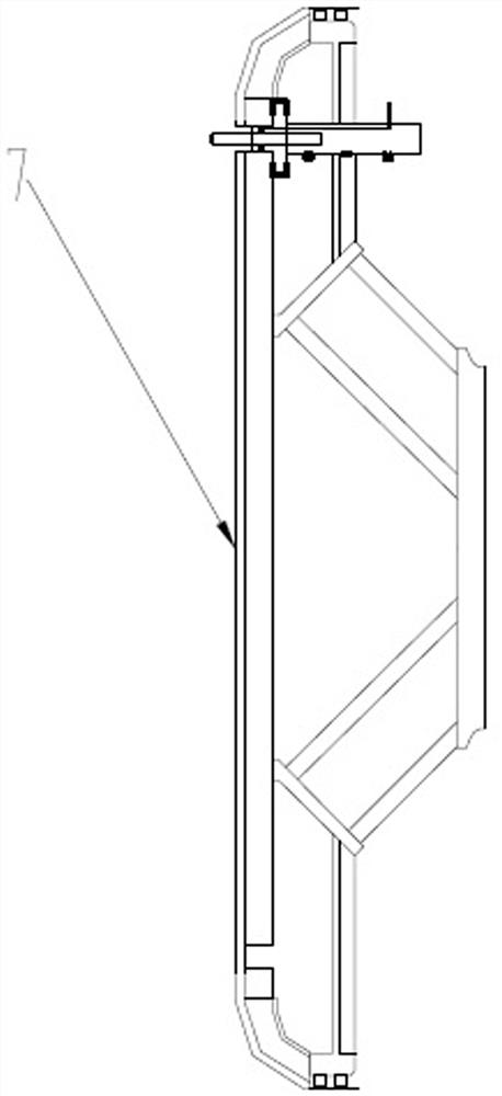 An online measuring device for shield machine cutter head wear