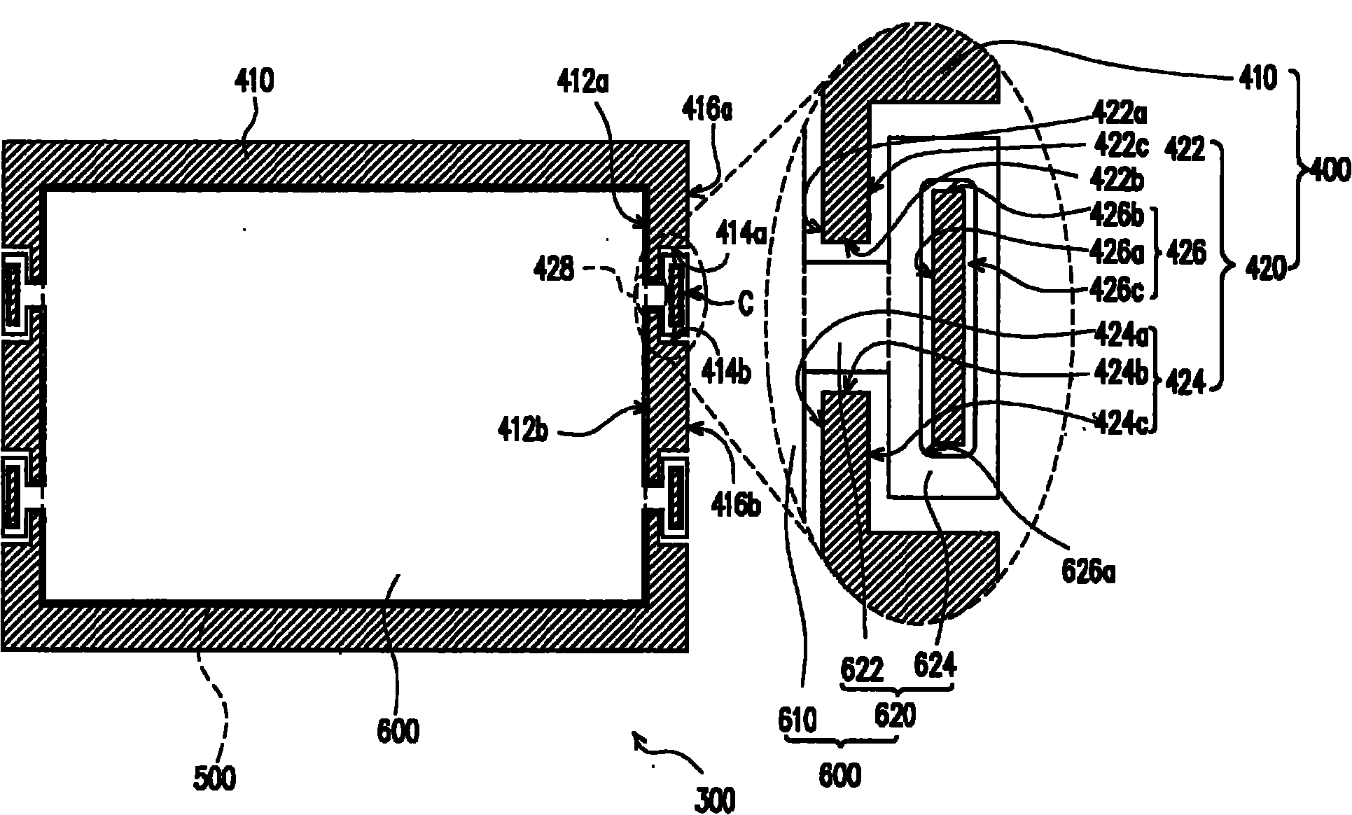 Frame structure, backlight module and display module