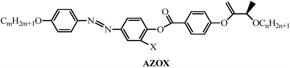 Pyridine terminal group containing thiophene type liquid crystal molecule as well as preparation method and application thereof,