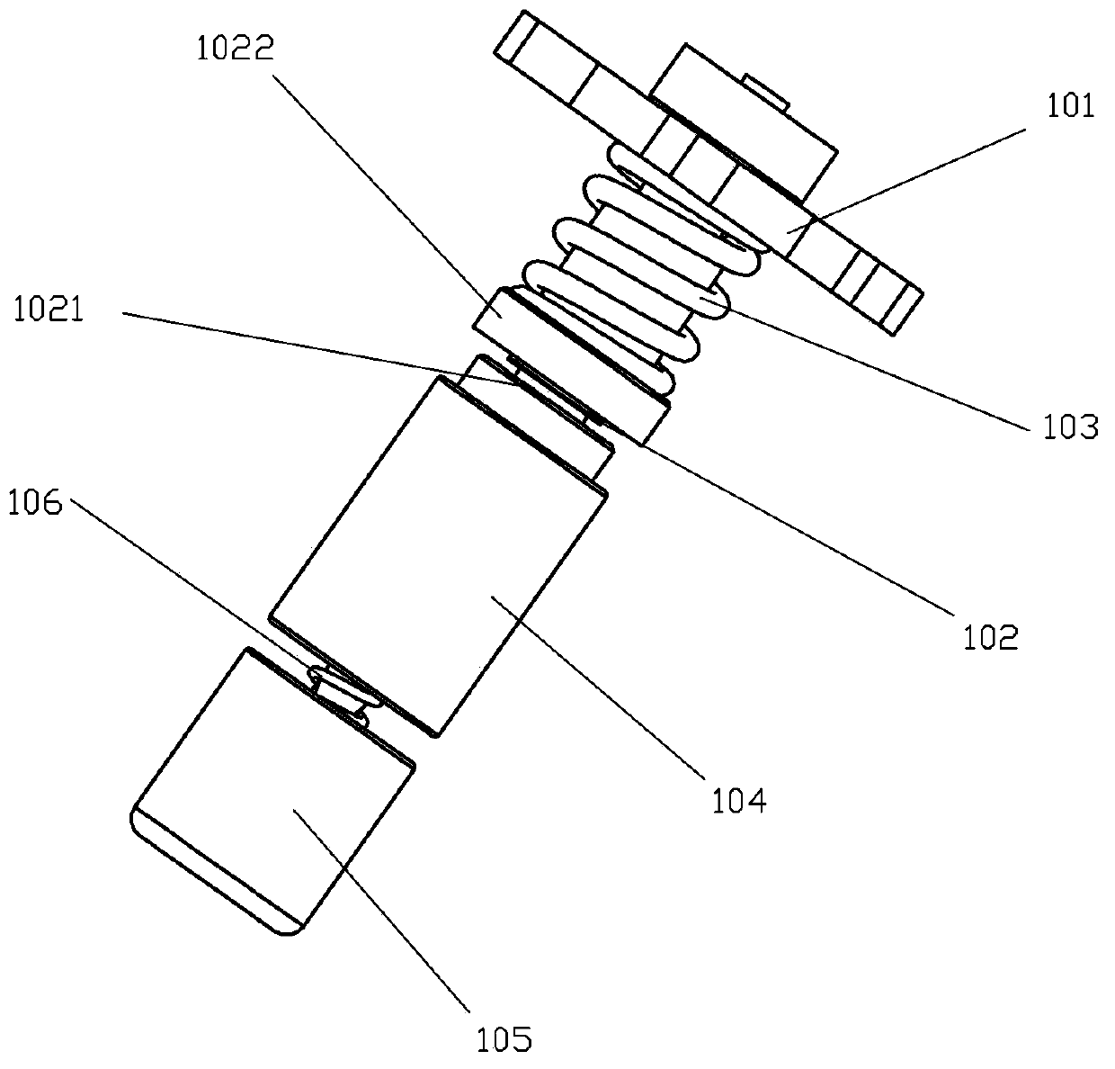 Relay pushing mechanism