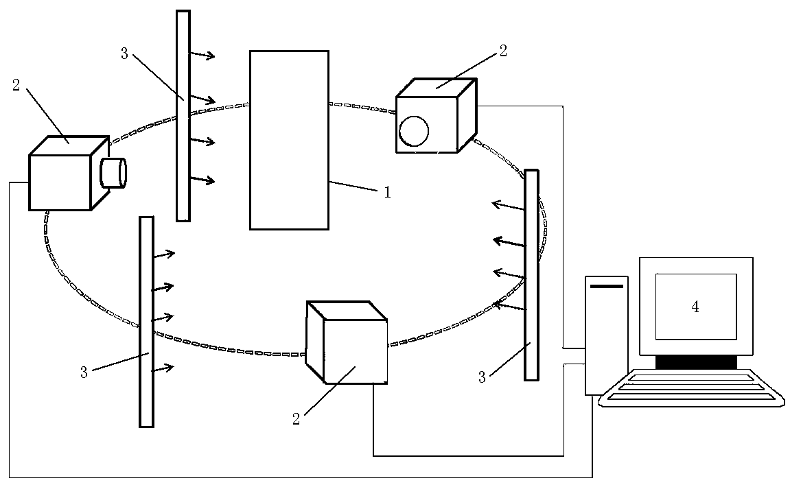 Liquid nitrogen container leak detection system and method