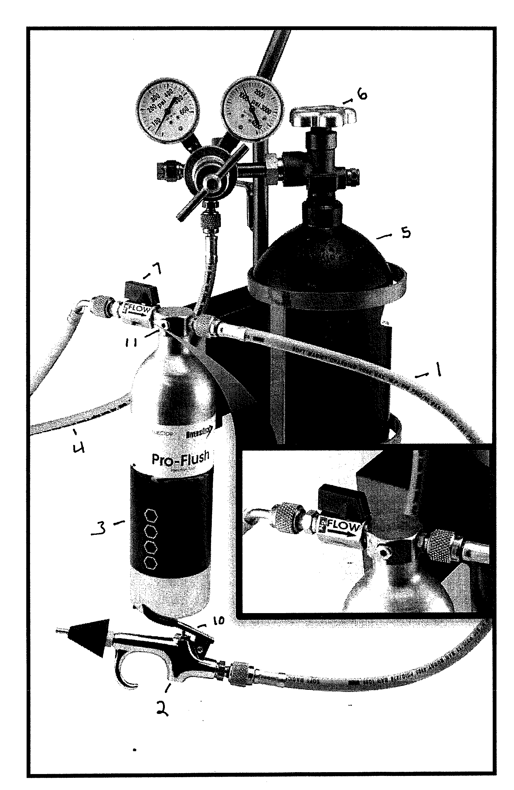 Hvac-r flushing solvent