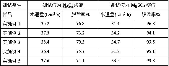 Preparation method of double-layer hollow fibrous nanofiltration membrane