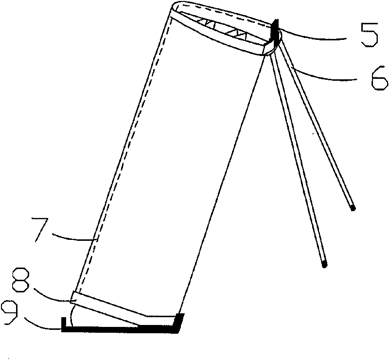 Draw-in and draw-off unit of golf bag stand