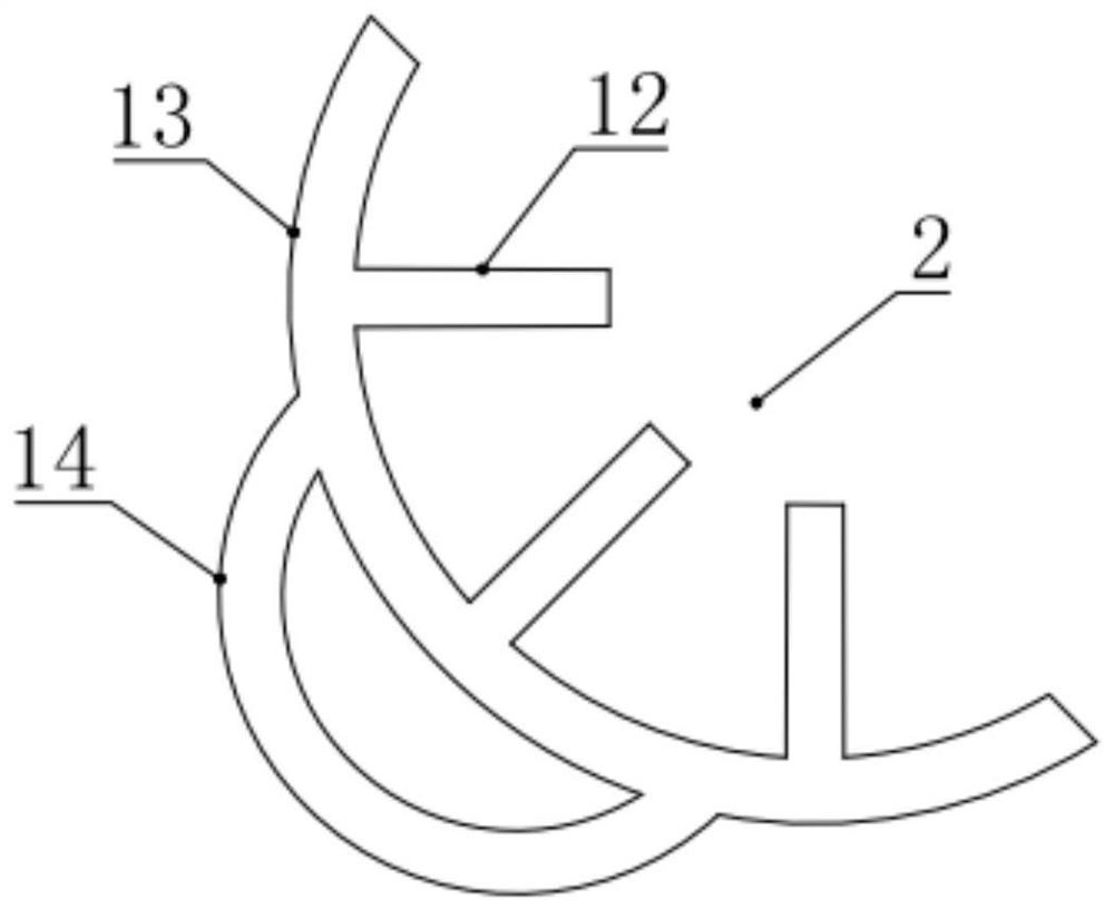 Electric iron tower main material reinforcing device