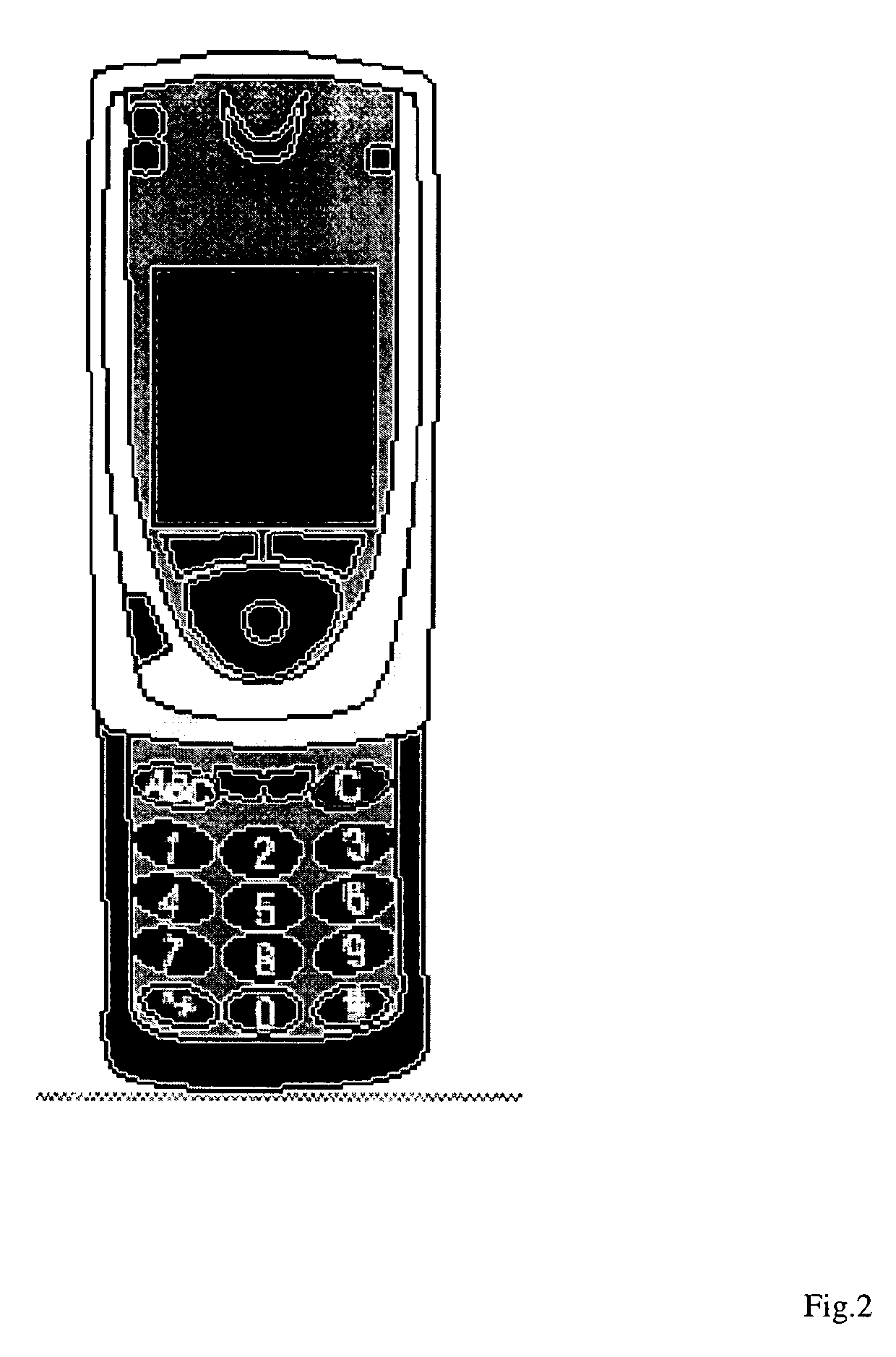 Method for one handed controlling of a digital map by use of a keyboard