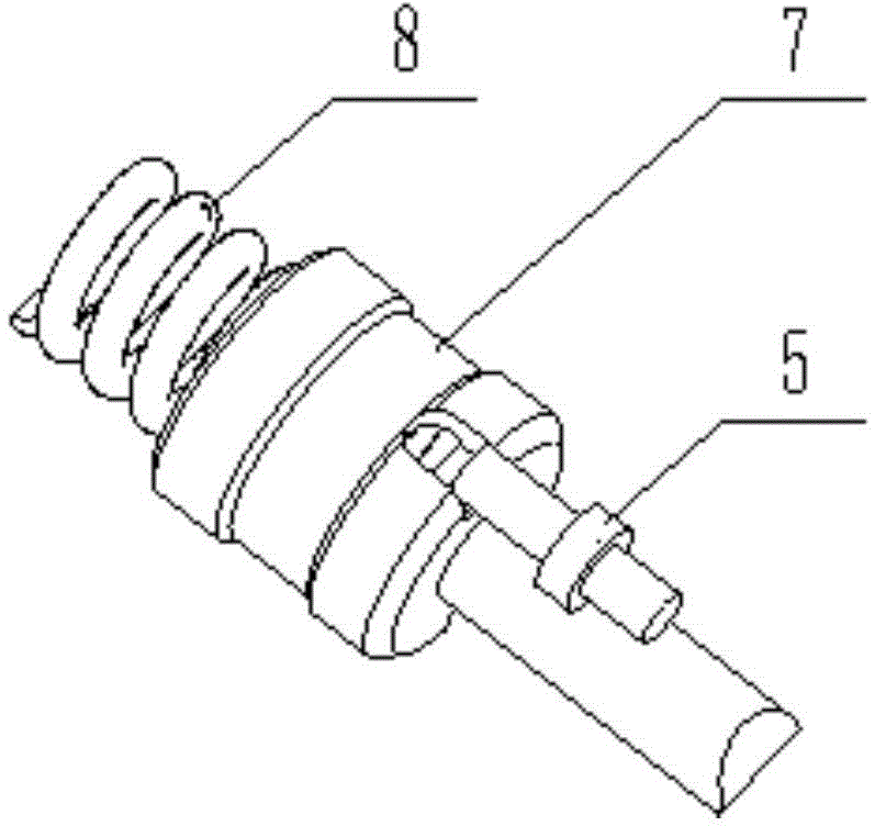 Force-value-adjustable small-included-angle ratchet wheel positioning device with V-shaped positioning grooves